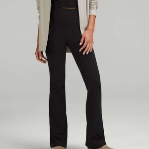 Lululemon Groove Super-High-Rise Flared Pant *Nulu in Black *HEMMED* - 4